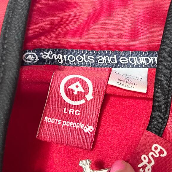 LRG Lifted Research Group Track Jacket Men XXL Red Full Zip Embroidered Y2K New - Picture 5 of 11